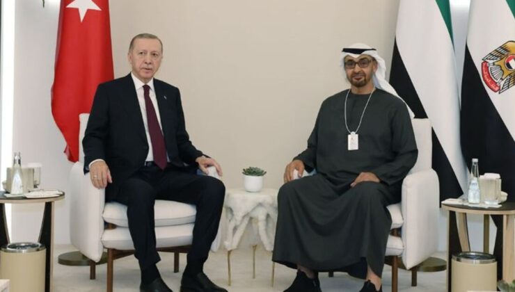 Son dakika: Cumhurbaşkanı Erdoğan, BAE lideriyle görüştü