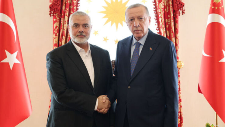 Son dakika: Cumhurbaşkanı Erdoğan, Hamas lideriyle görüştü