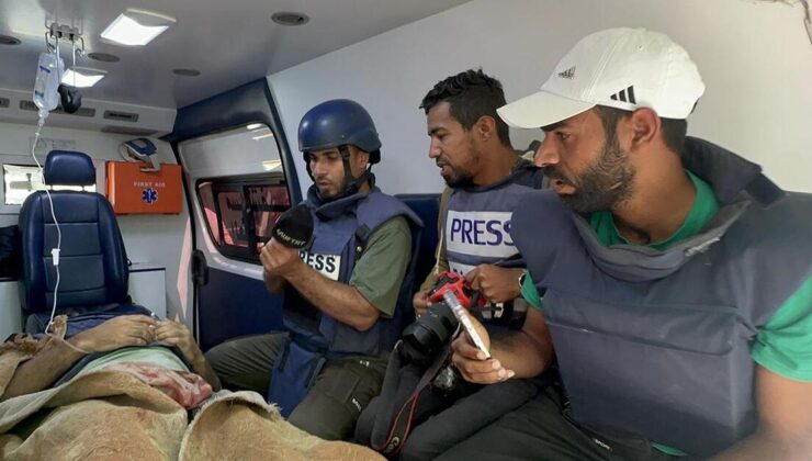 Son dakika: TRT Arapça ekibine Gazze'de saldırı