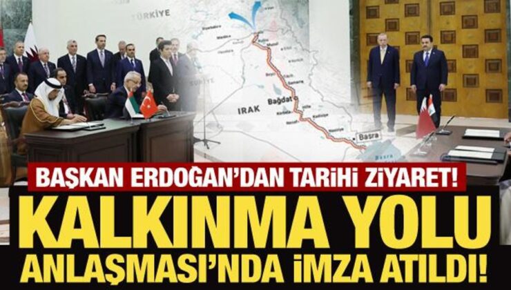 Son Dakika… Başkan Erdoğan’dan tarihi ziyaret: Kalkınma Yolu Anlaşması’nda imza atıldı!