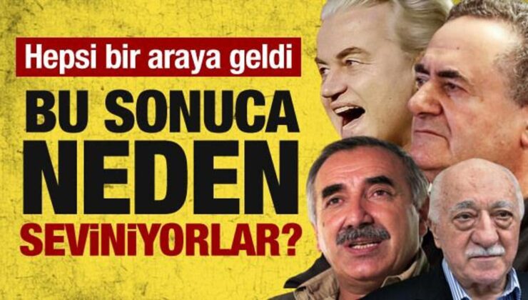 ‘Soykırımcı İsrail, PKK, FETÖ, Türk düşmanı Geert sonuca neden seviniyor?’