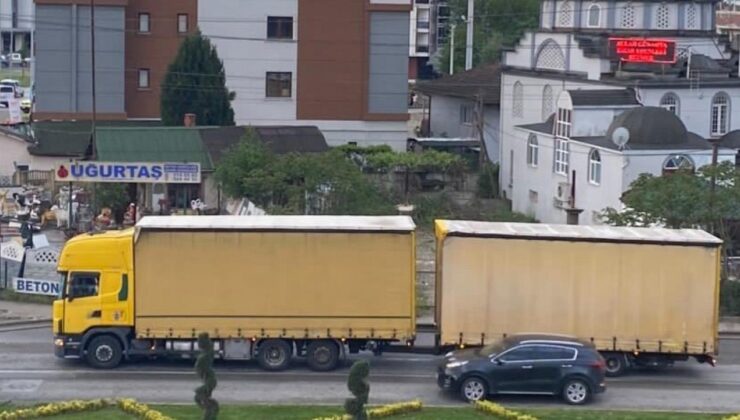 Şüpheli TIR’da 10 düzensiz göçmen bulundu