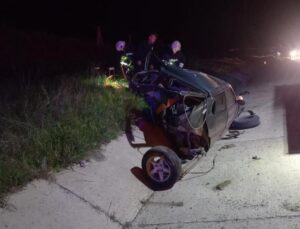 Tekirdağ’da feci kaza çarptığı aracın şoförü kaçtı: 1 ölü!