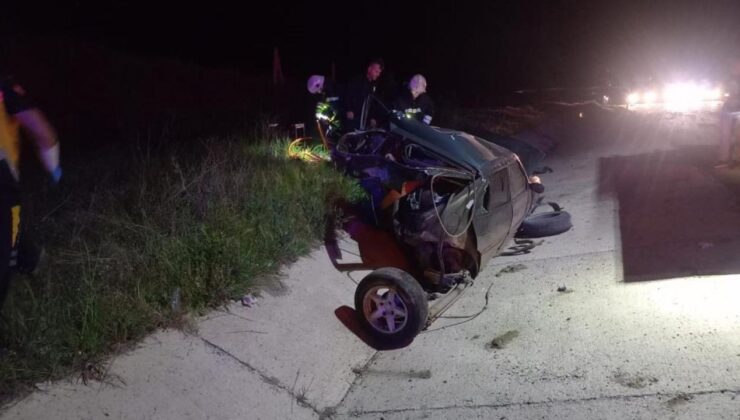 Tekirdağ’da feci kaza çarptığı aracın şoförü kaçtı: 1 ölü!