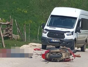 Tokat’ta feci kaza: Minibüs ile çarpışan motosikletin sürücüsü öldü!