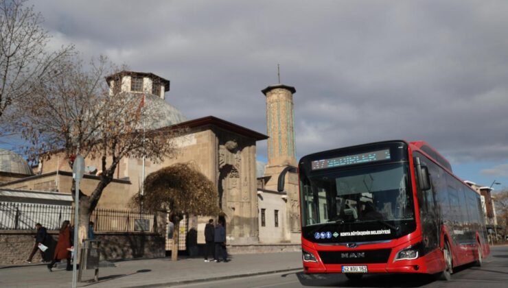 Toplu ulaşımda örnek şehir Konya