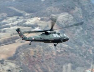 Tunceli’de cami yandı! Askeri helikopter devreye girdi