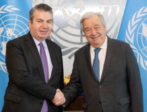 Türkiye'nin BM Daimi Temsilcisi Önal'dan BM Genel Sekreteri Guterres'e veda ziyareti