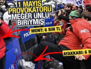 1 Mayıs’ta polis tekmeleyen provokatör Basel’miş!