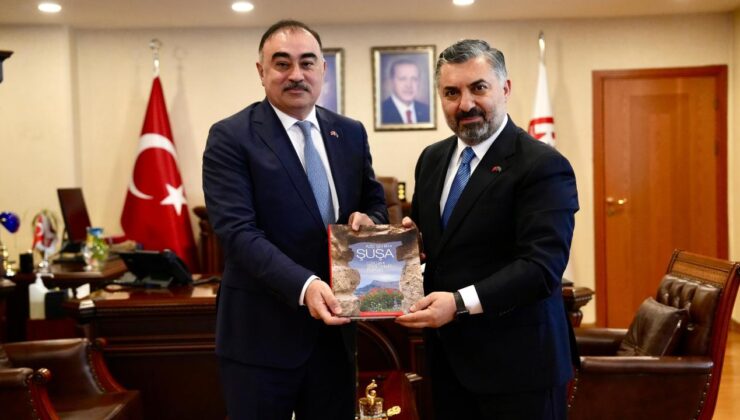 Azerbaycan Ankara Büyükelçisi Reşad Memmedov dan RTÜK’e önemli ziyaret