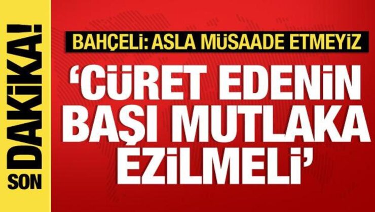 Bahçeli: FETÖ benzeri yapıya müsaade etmeyiz, cüret edenin başı ezilmeli