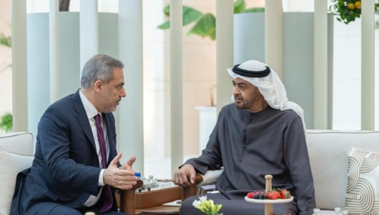 Dışişleri Bakanı Fidan, BAE Devlet Başkanı Al Nahyan ile bir araya geldi