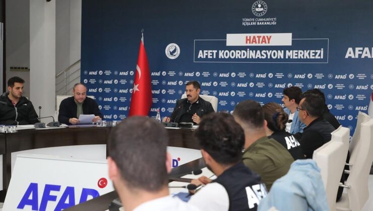 Hatay’da kriz masası! Eğitime 1 gün ara verildi