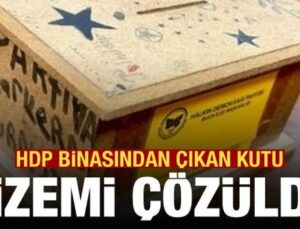 HDP binasından PKK’ya bağış kutusu çıktı