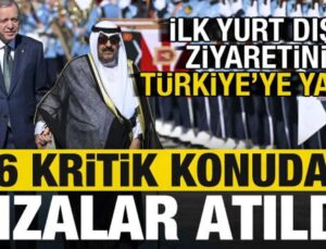 İlk yurt dışı ziyaretini Türkiye’ye yaptı! Ankara’da 6 kritik konuda imzalar atıldı…