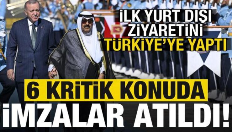 İlk yurt dışı ziyaretini Türkiye’ye yaptı! Ankara’da 6 kritik konuda imzalar atıldı…