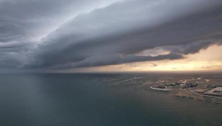 İstanbul’da görüldü! Gökyüzünde ilginç anlar