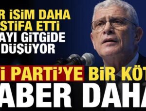 İYİ Partili bir vekil daha istifa etti!