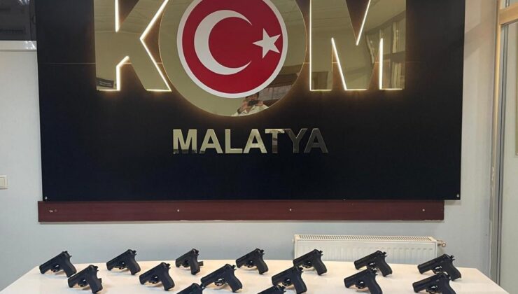Malatya’da çok sayıda kaçak silah ele geçirildi