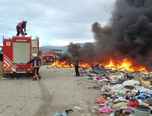Malatya’da hurdacılar sitesinde korkutan yangın