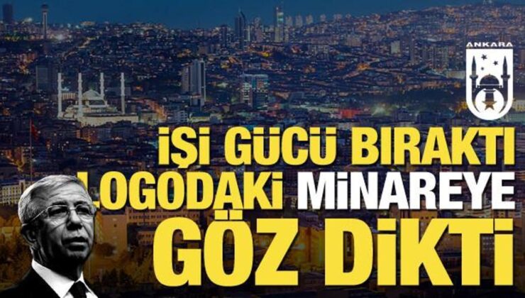 Mansur Yavaş gözünü ABB logosundaki camiye dikti