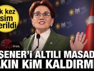 Meral Akşener’i altılı masadan bakın kim kaldırmış! İlk kez isim verildi