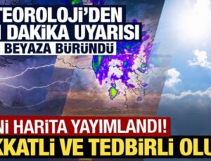 Meteoroloji’den kuvvetli yağış uyarısı: Dikkatli ve tedbirli olun!