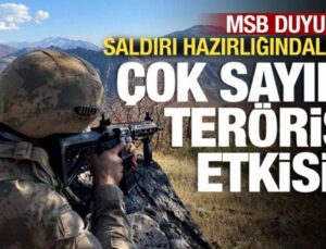 MSB duyurdu: 7 PKK’lı terörist etkisiz!