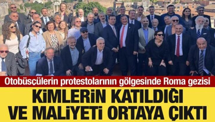 Protestoların gölgesinde İmamoğlu’ndan 45 gazeteci ile Roma gezisi!