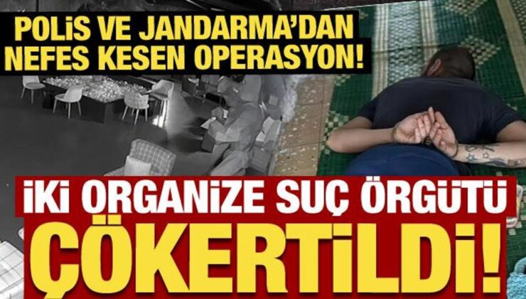 Son Dakika: Mahzen-44 ve 45 operasyonlarında suç örgütleri çökertildi!