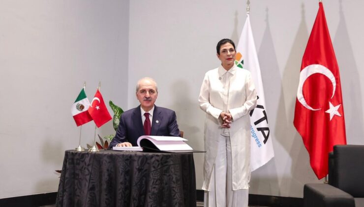 TBMM Başkanı Kurtulmuş, Meksika Meclis Başkanı Castillo ile görüştü