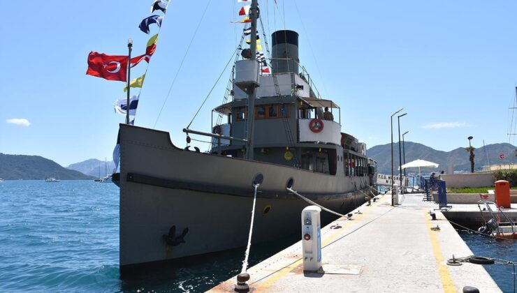 TCG Nusret Müze Gemisi Marmaris’te! Ziyarete açıldı