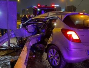 TEM Otoyolu’nda korkunç kaza!