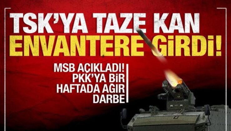 Teröre ağır darbe! MSB’den art arda açıklamalar: Muayene ve kabul faaliyeti tamamlandı!