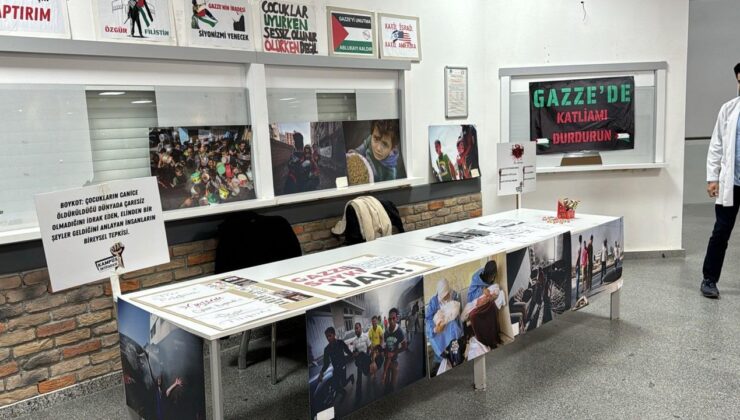 Tıp fakültesi öğrencilerinden İsrail ürünlerine boykot daveti