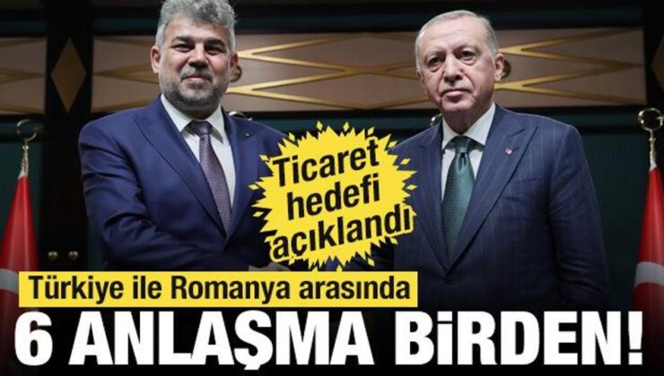 Türkiye ile Romanya arasında kritik anlaşma! Ticaret hedefi açıklandı