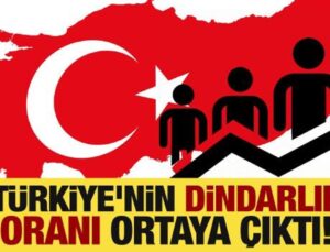 Türkiye’nin dindarlık oranı ortaya çıktı! İşte kişisel sorunlarda sığınılan liman