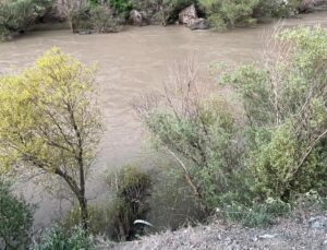 Yoldan çıkan sürücü Fırat Nehri’ne uçtu! Otomobil kayboldu