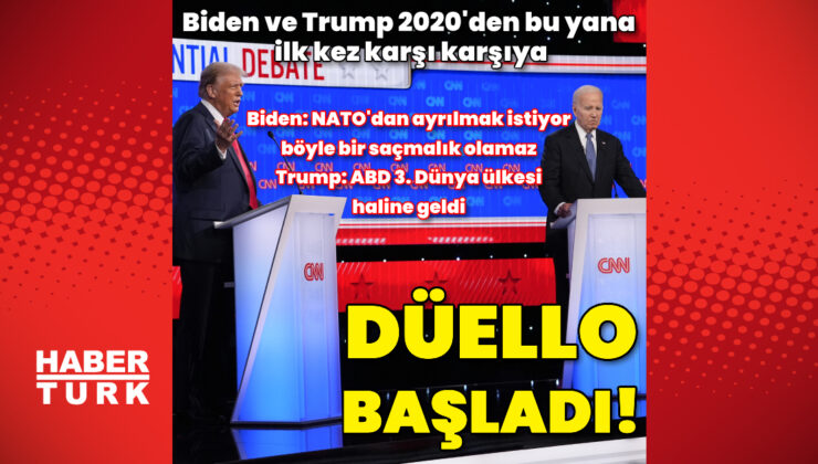 2020’den bu yana ilk kez: ABD Başkanı Joe Biden ve rakibi Donald Trump'ın yüzleşmesi başladı! | Dış Haberler