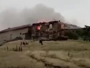 Burdur’da fırtına ve yağış: Çatılar uçtu, yıldırım düşen evde yangın çıktı