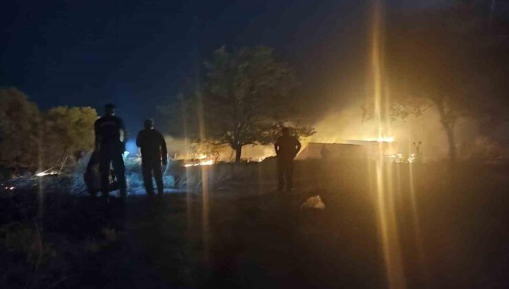 Çanakkale’de bir yangın daha! Köy boşaltıldı…