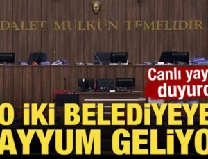 Canlı yayında duyurdu! O iki belediyeye kayyum geliyor