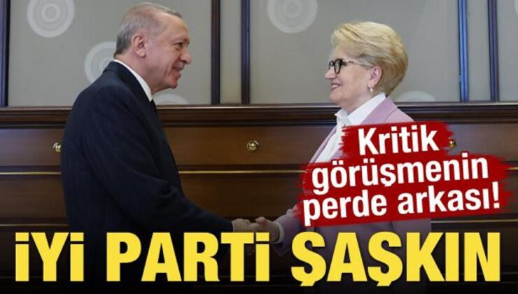 Cumhurbaşkanı Erdoğan, Meral Akşener görüşmesinin perde arkası! İYİ Parti şaşkın