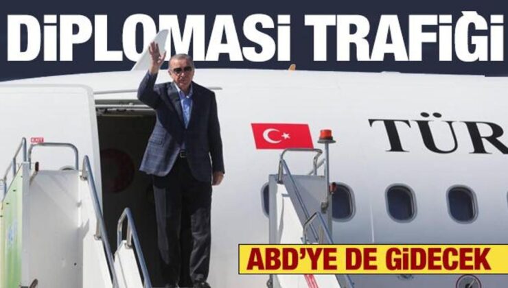 Cumhurbaşkanı Erdoğan’dan diplomasi trafiği! ABD’ye de gidecek