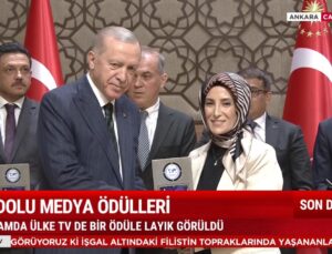 Erdoğan’dan ÜLKE TV’ye gururlandıran ödül!