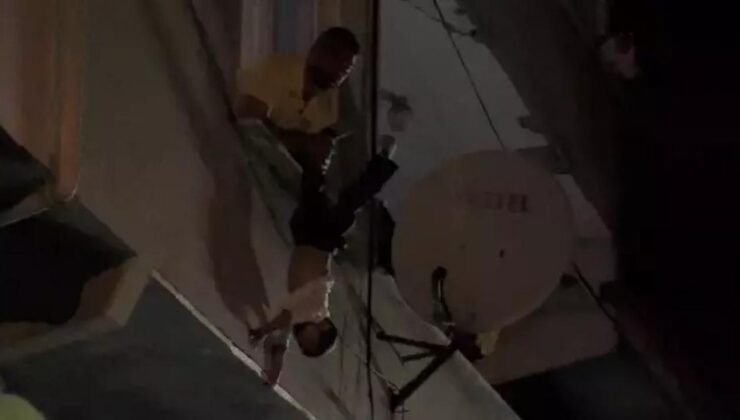 Eşiyle tartıştıktan sonra küçük çocuklarını pencereden sarkıtan baba tutuklandı