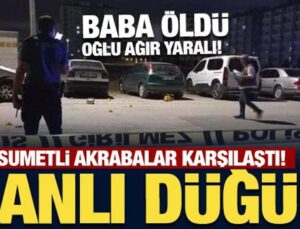 Malatya’da kanlı düğün: Baba öldü, oğlu ağır yaralı!