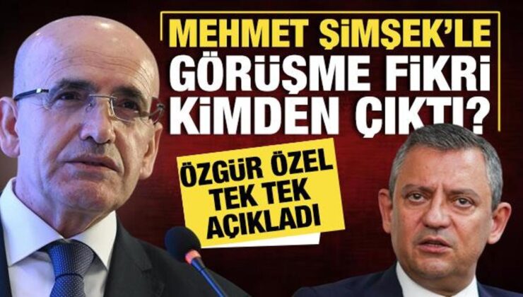 Özgür Özel’den Mehmet Şimşek’le görüşme açıklaması