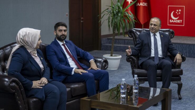Saadet Partisi’nde siyasi partiler arası bayramlaşma devam etti