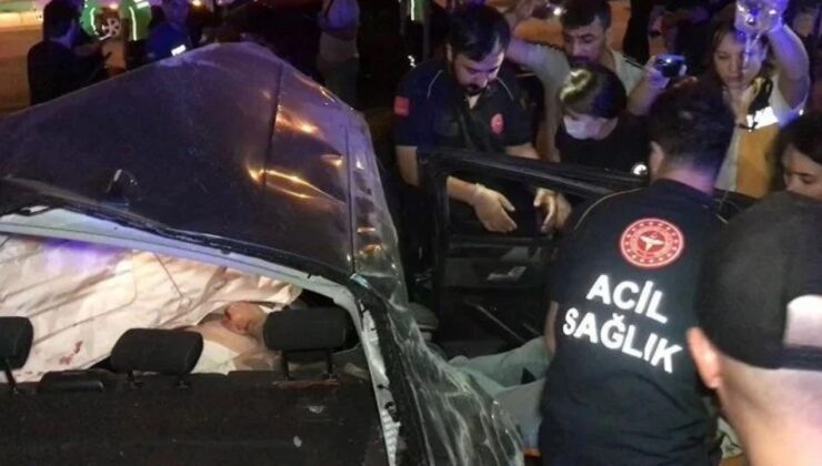 Yarış halindeki otomobiller çarpıştı: Ölü ve yaralılar var